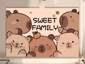 Alfombra base goma decorada